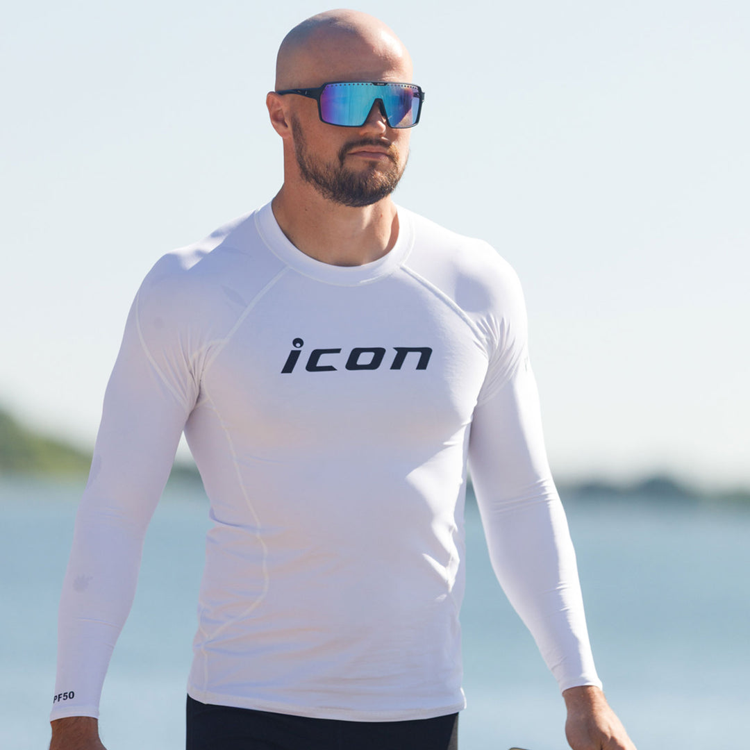 ⭐ NEW! - ICON, Men's UPF50 Long Sleeve Paddling Compression Top